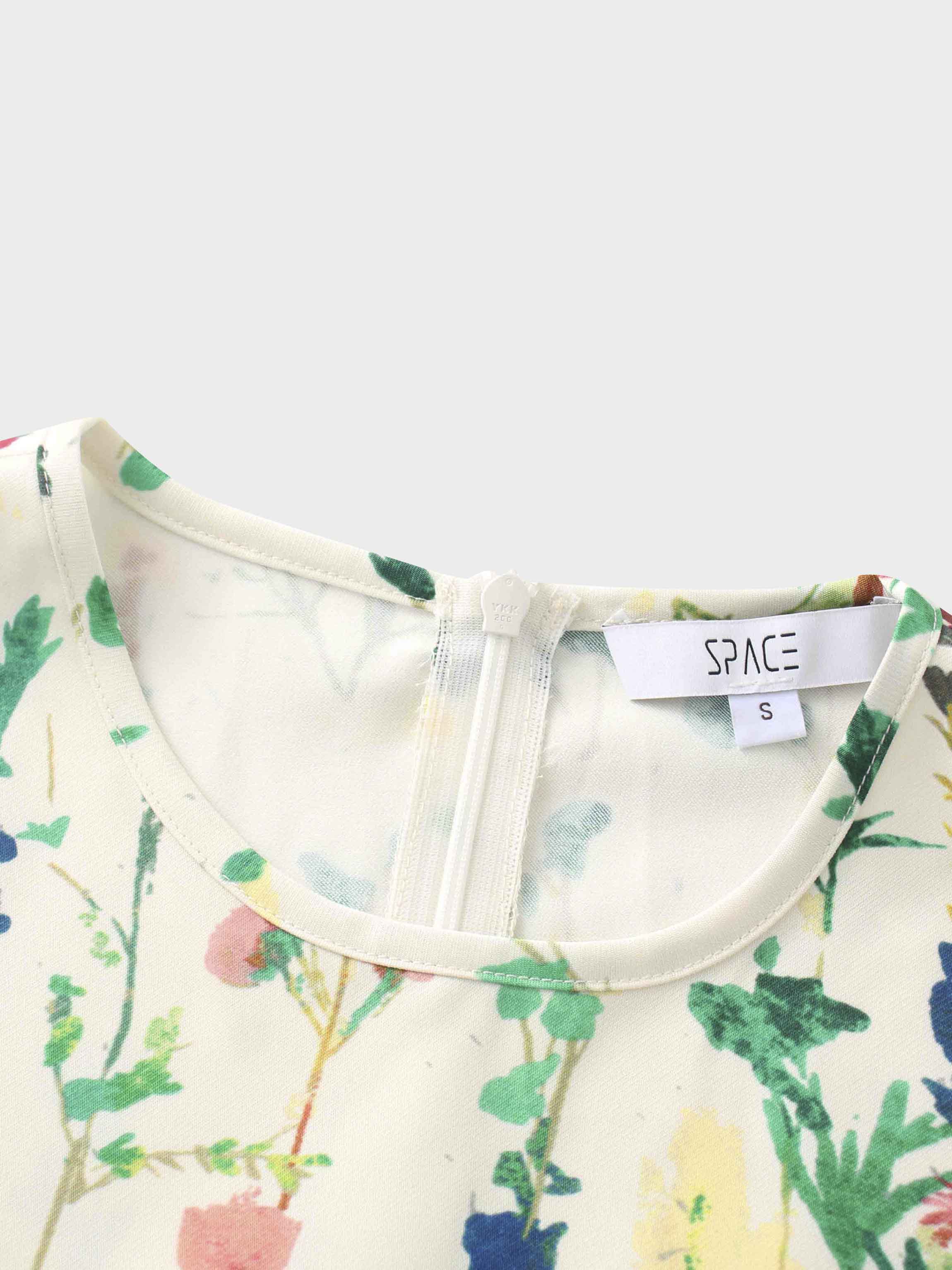 Pleated Bottom Slip Dress-Floral Confetti