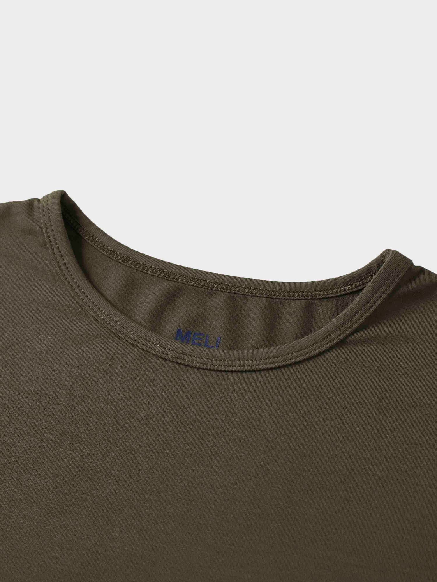 Wrap Tie Tee-Olive
