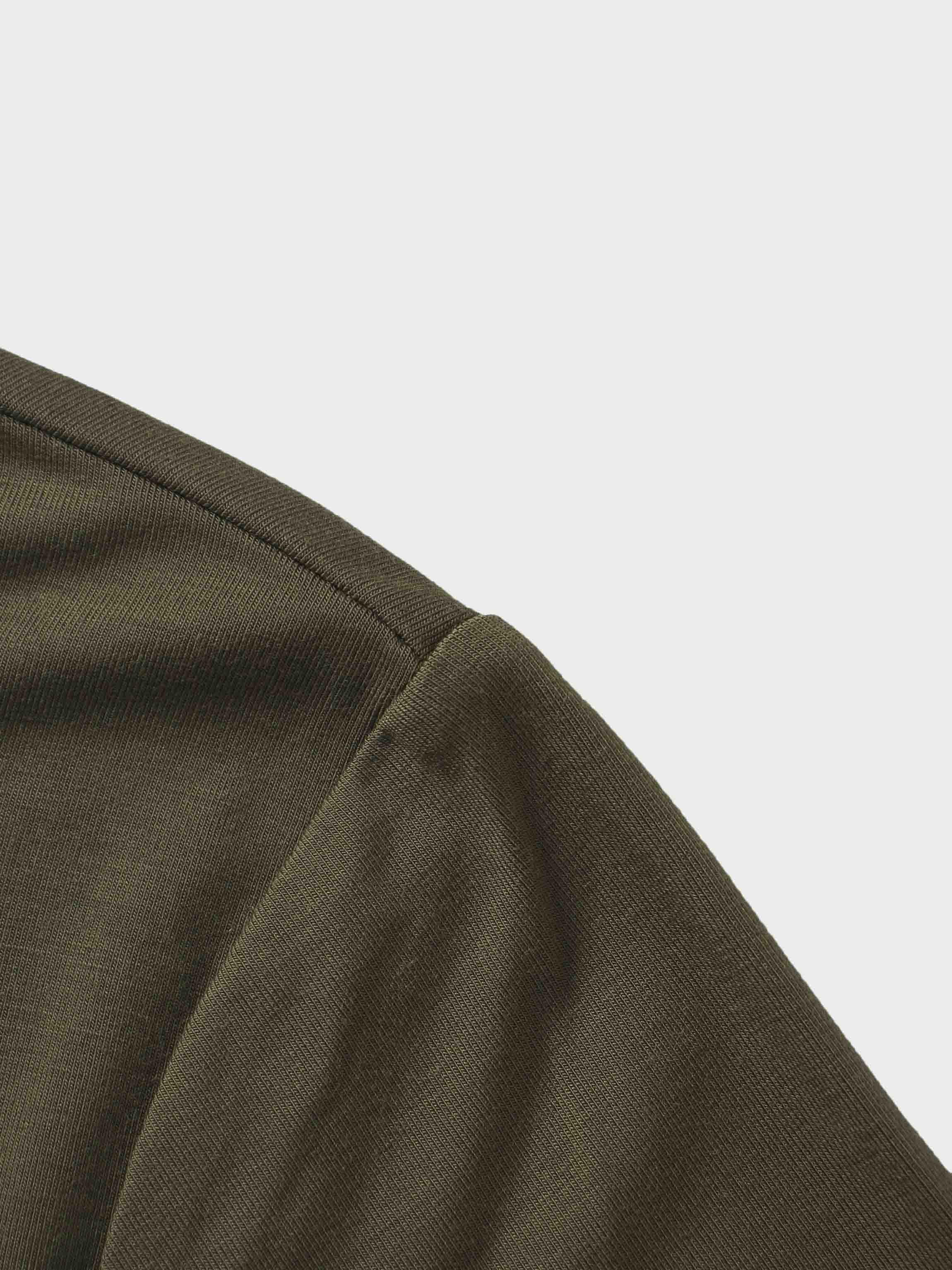 Wrap Tie Tee-Olive