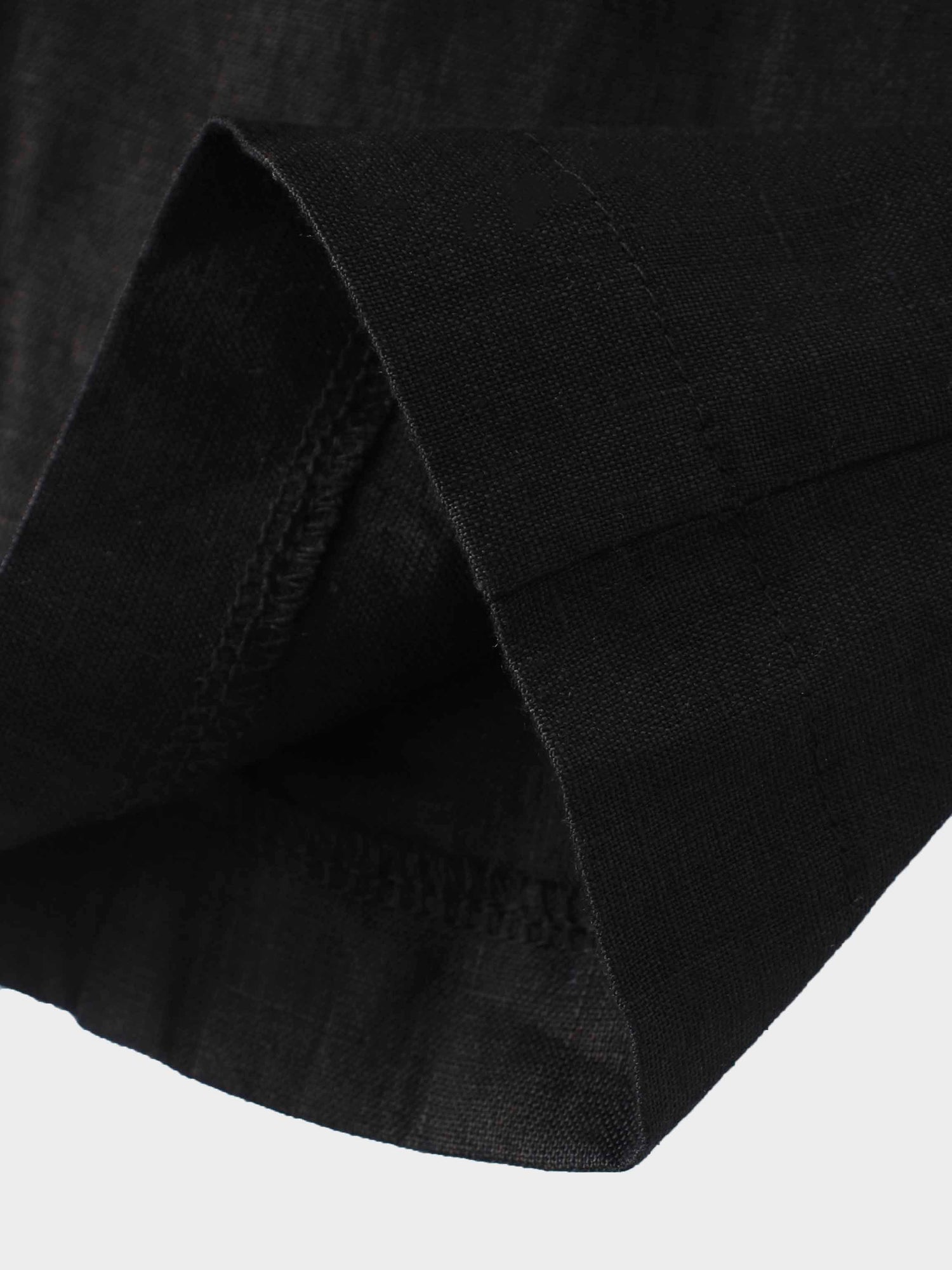 Linen Blazer-Black