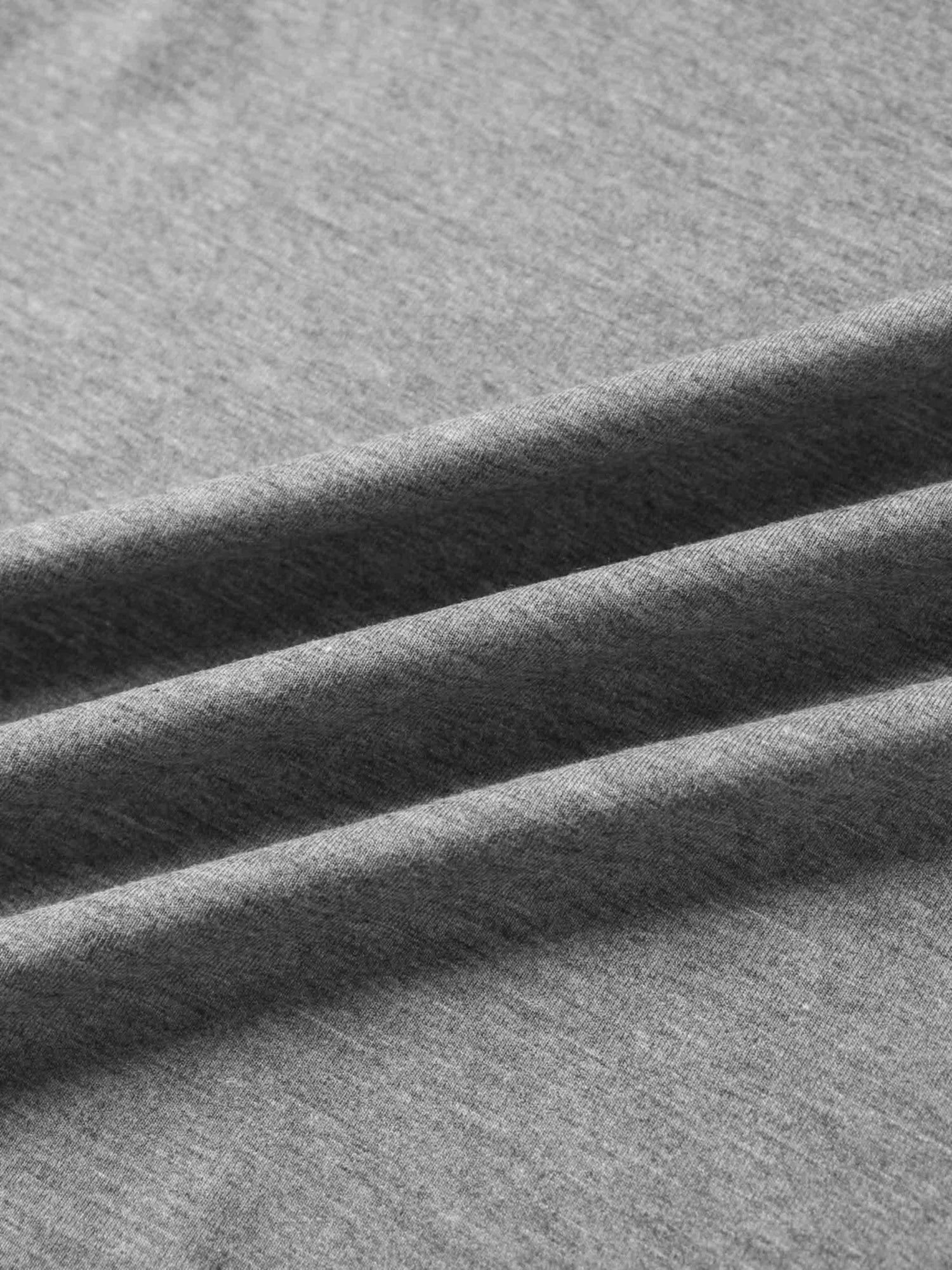 Wrap Tie Tee-Heathered Grey