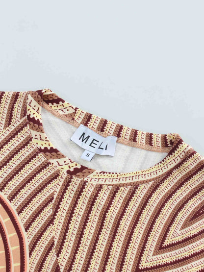 Printed Modal Tee-Spirogeo