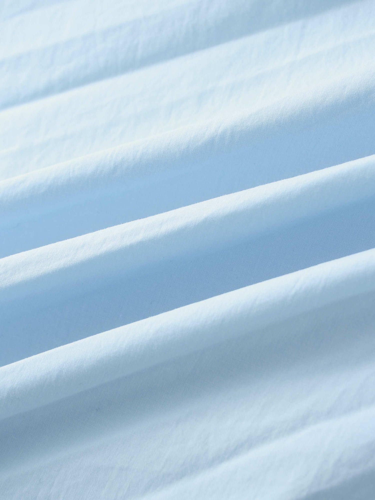 Micro Pleat Elastic Waist Skirt-Light Blue