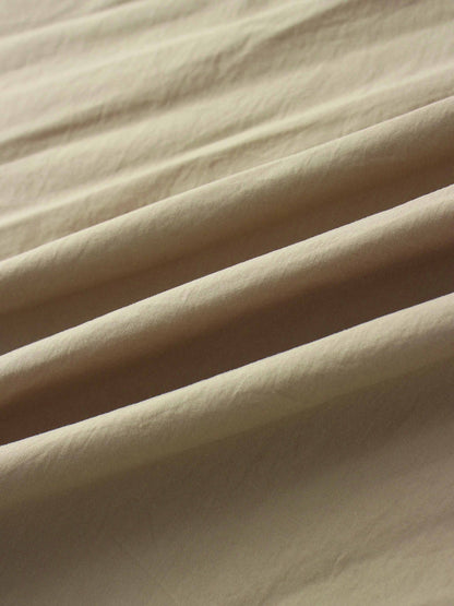 Micro Pleat Elastic Waist Skirt-Sand