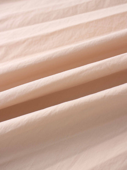 Micro Pleat Elastic Waist Skirt-Rose Pink