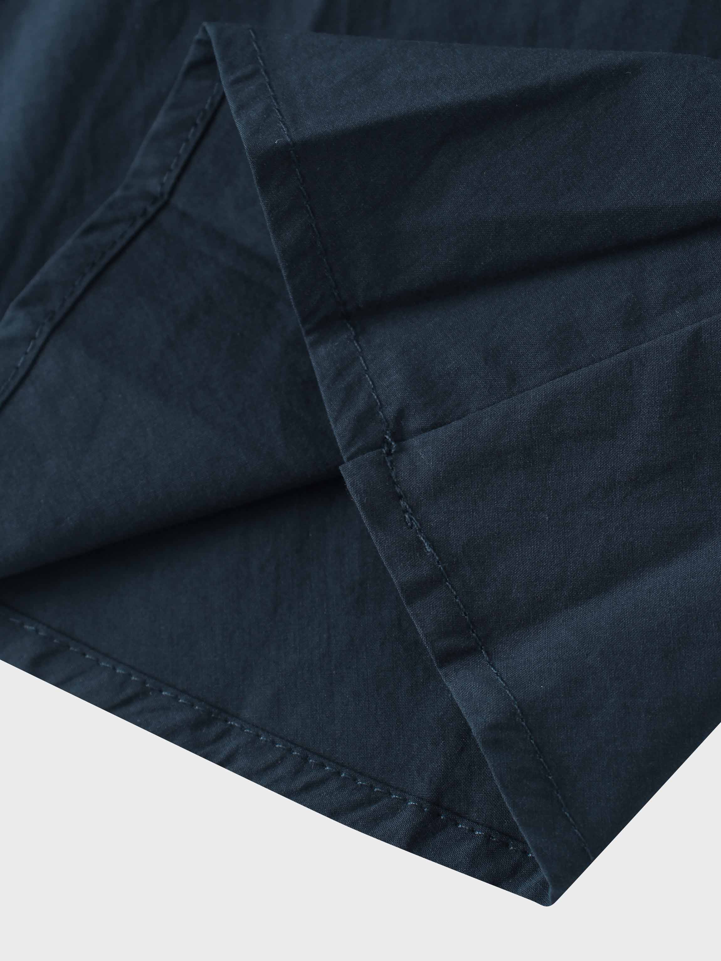 Micro Pleat Elastic Waist Skirt-Navy