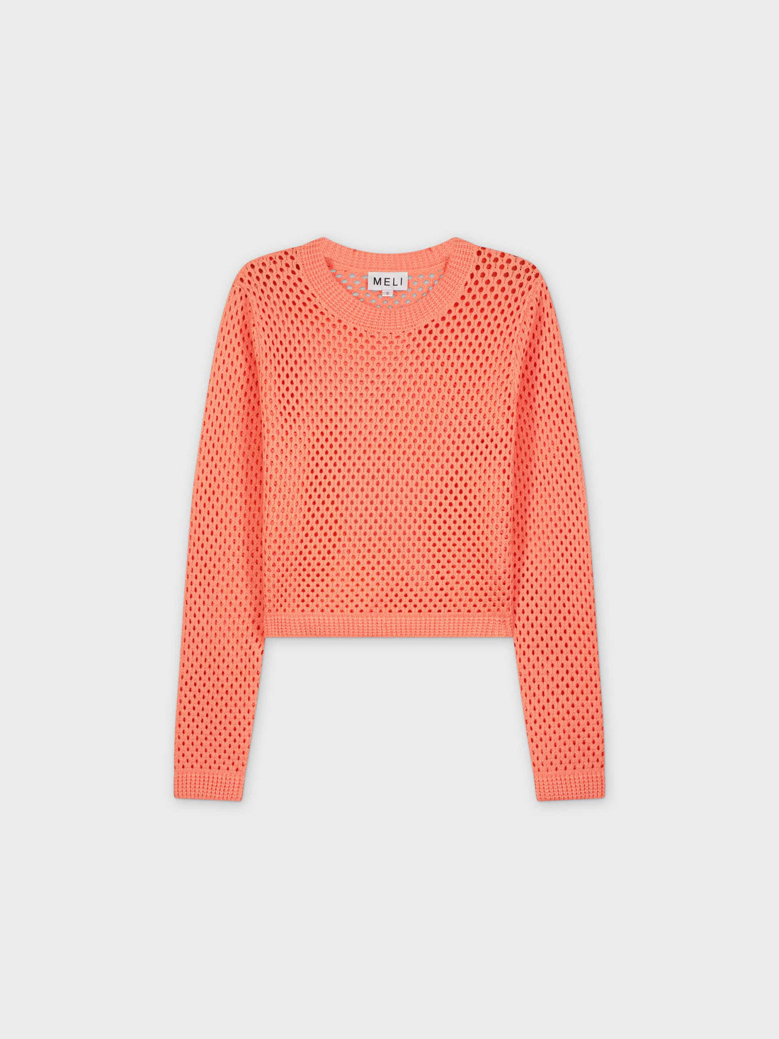 CROCHET SWEATER-SALMON