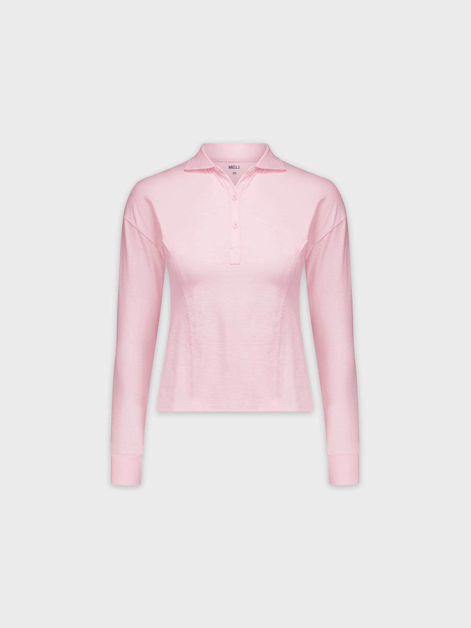 COLLAR TEE-PINK