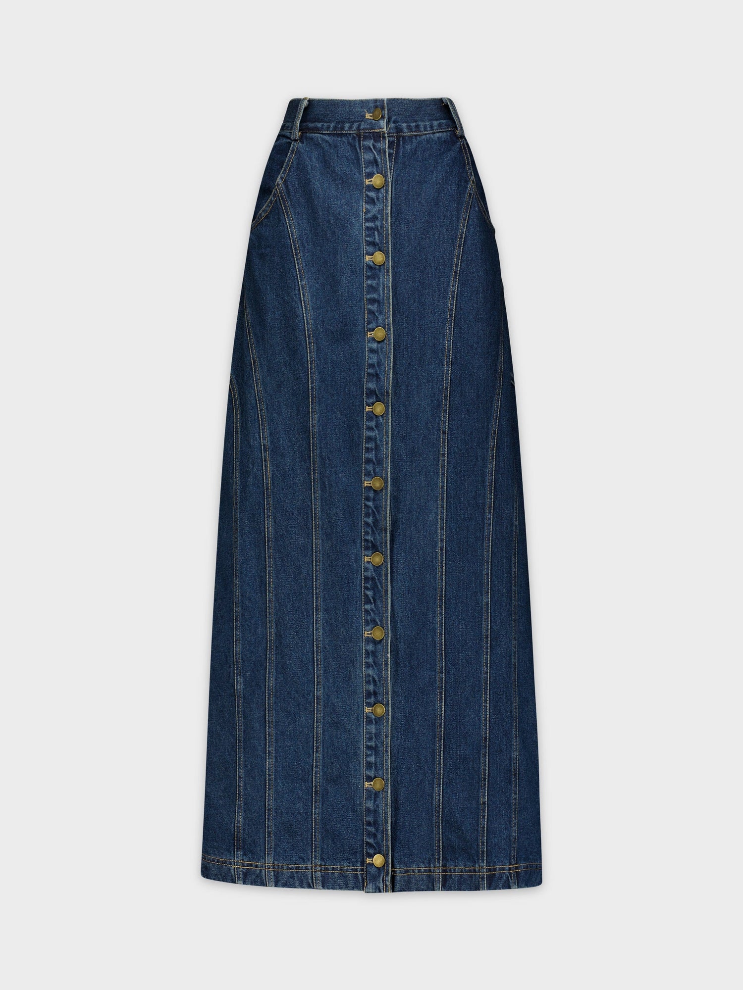 blue denim jean skirt