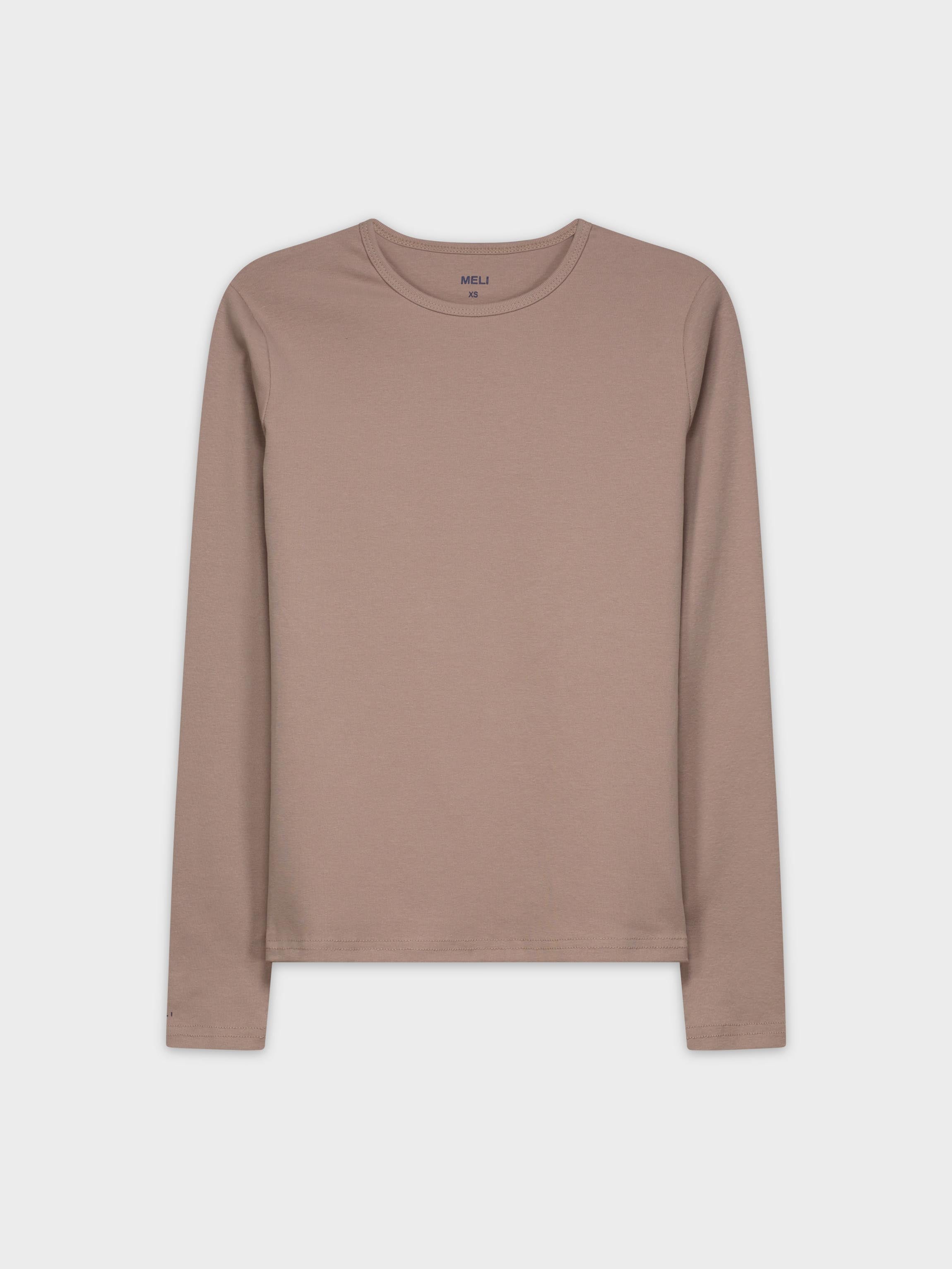 CLASSIC TEE LONG SLEEVE-LIGHT TAUPE