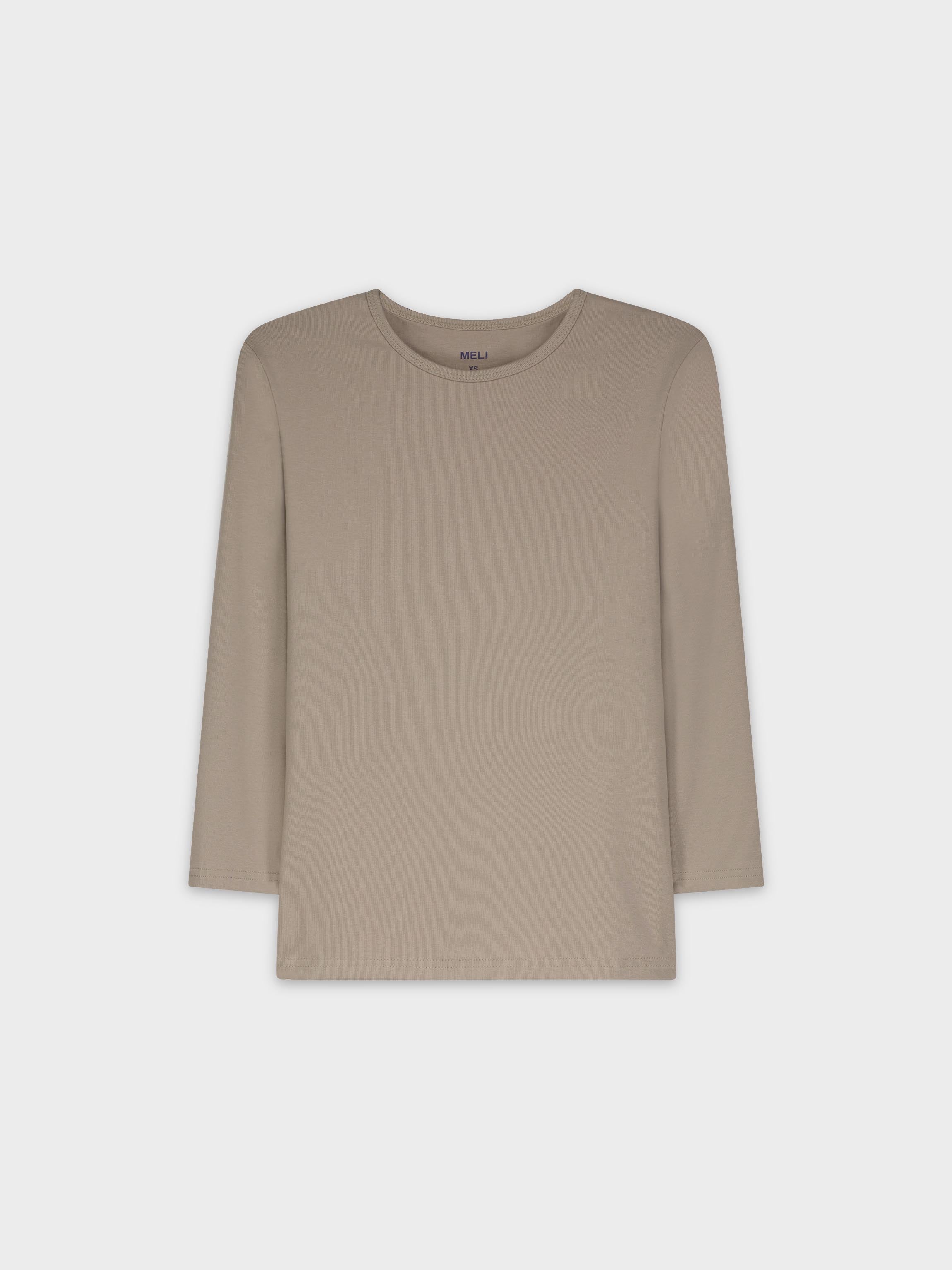 CLASSIC TEE 3Q-LIGHT TAUPE