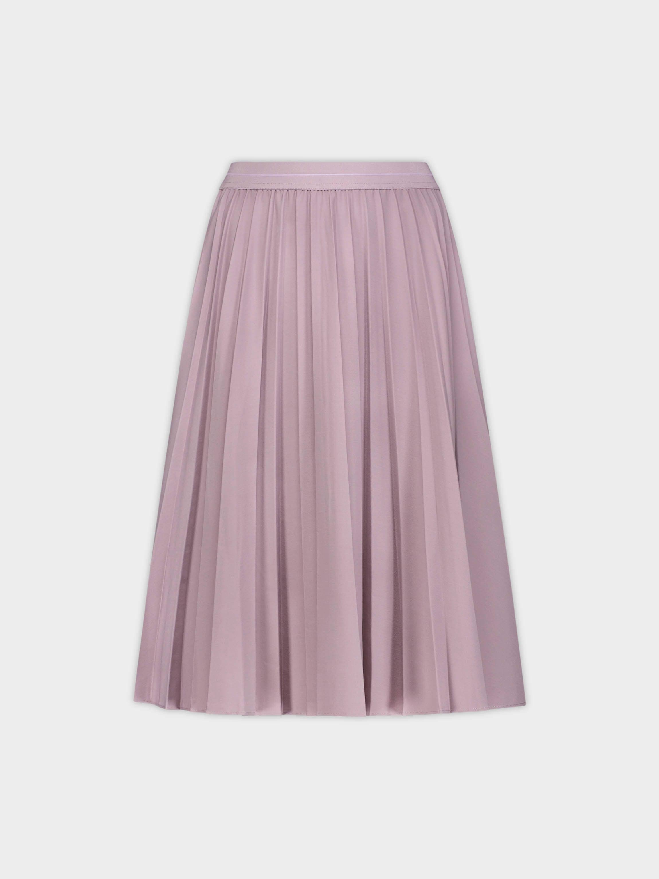 pleaded skirt purple