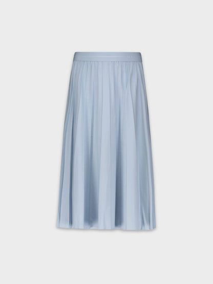 PLEATED SKIRT 27"- LIGHT BLUE
