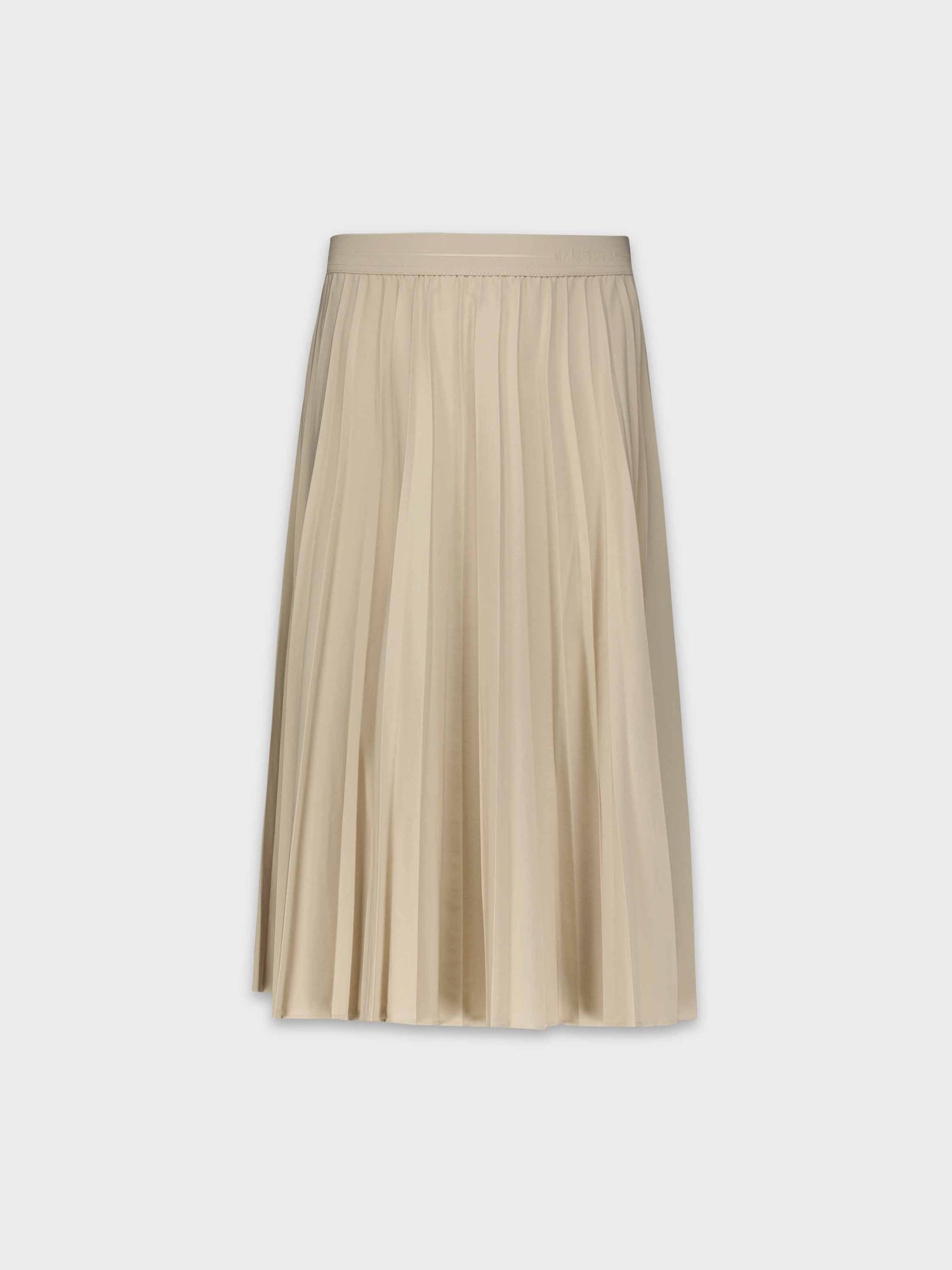 PLEATED SKIRT 27"- TAN