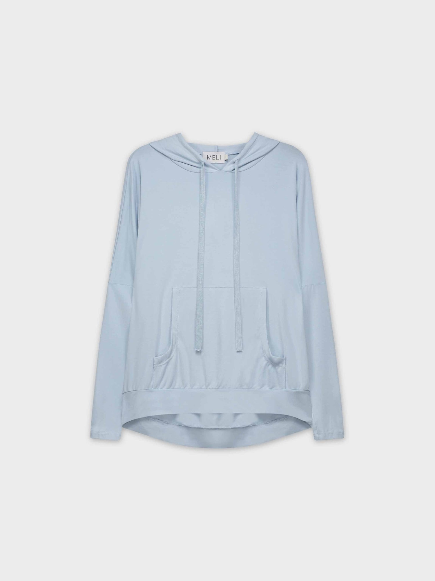 TSHIRT HOODIE-LIGHT BLUE