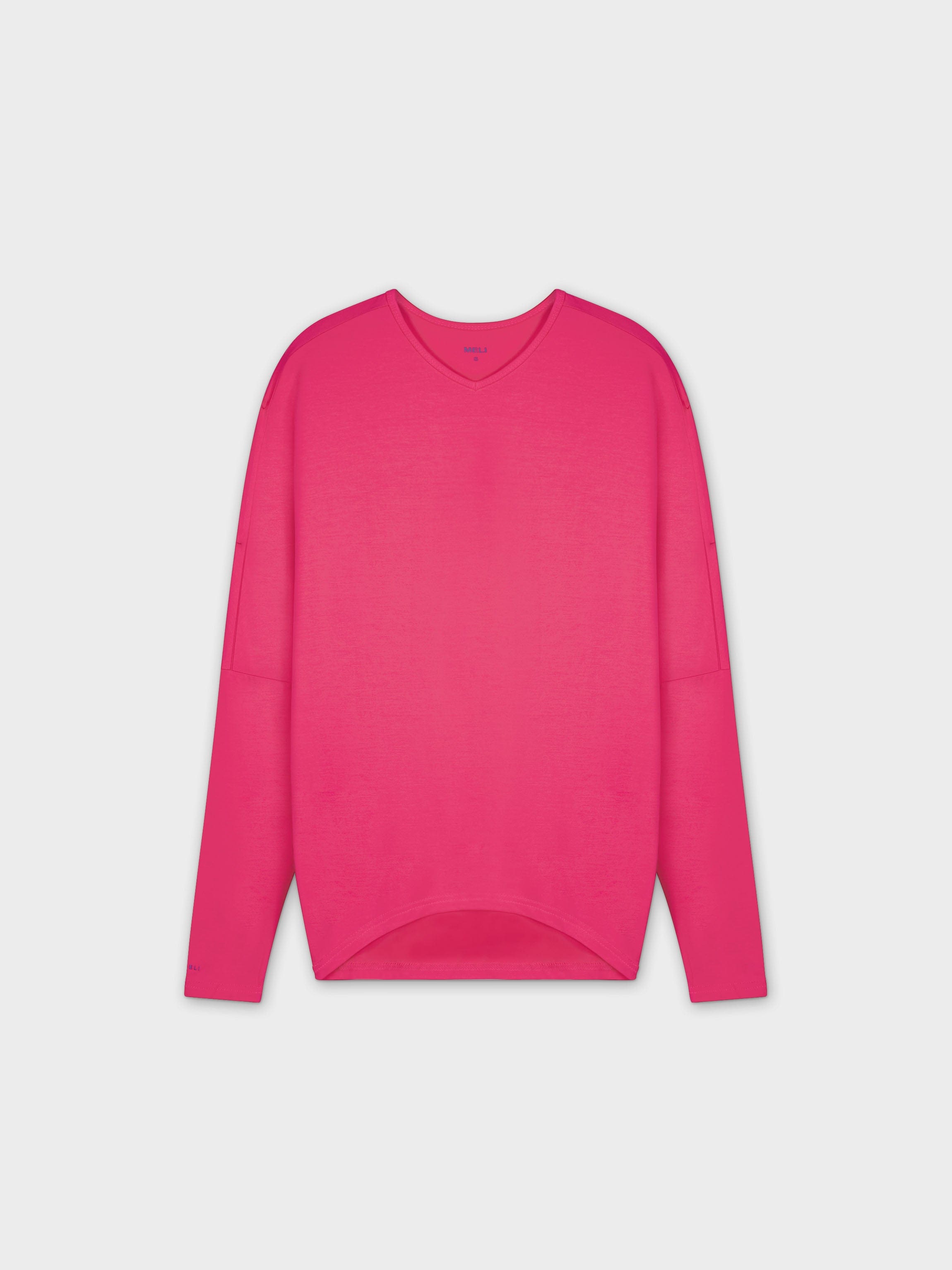 FLAT DOLMAN-HOT PINK