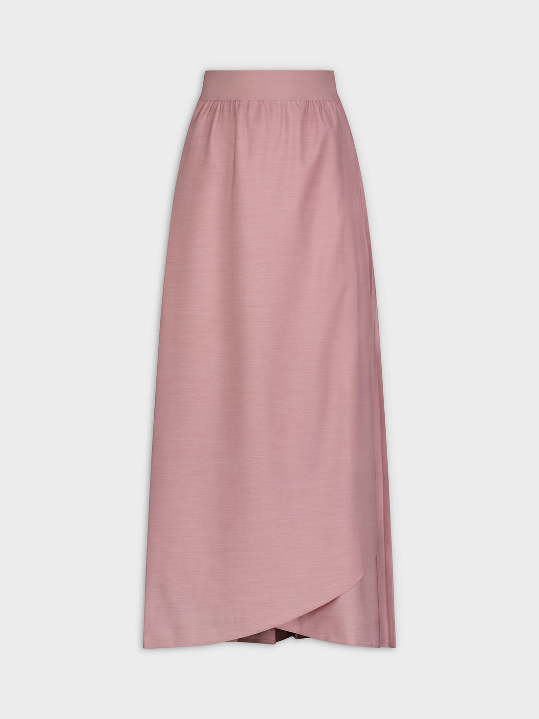 FLAT FRONT PLEATED SKIRT 35&quot;-PINK