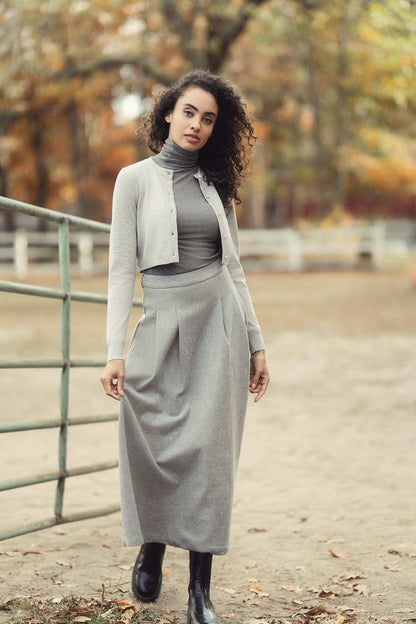 Sadie Skirt-Grey