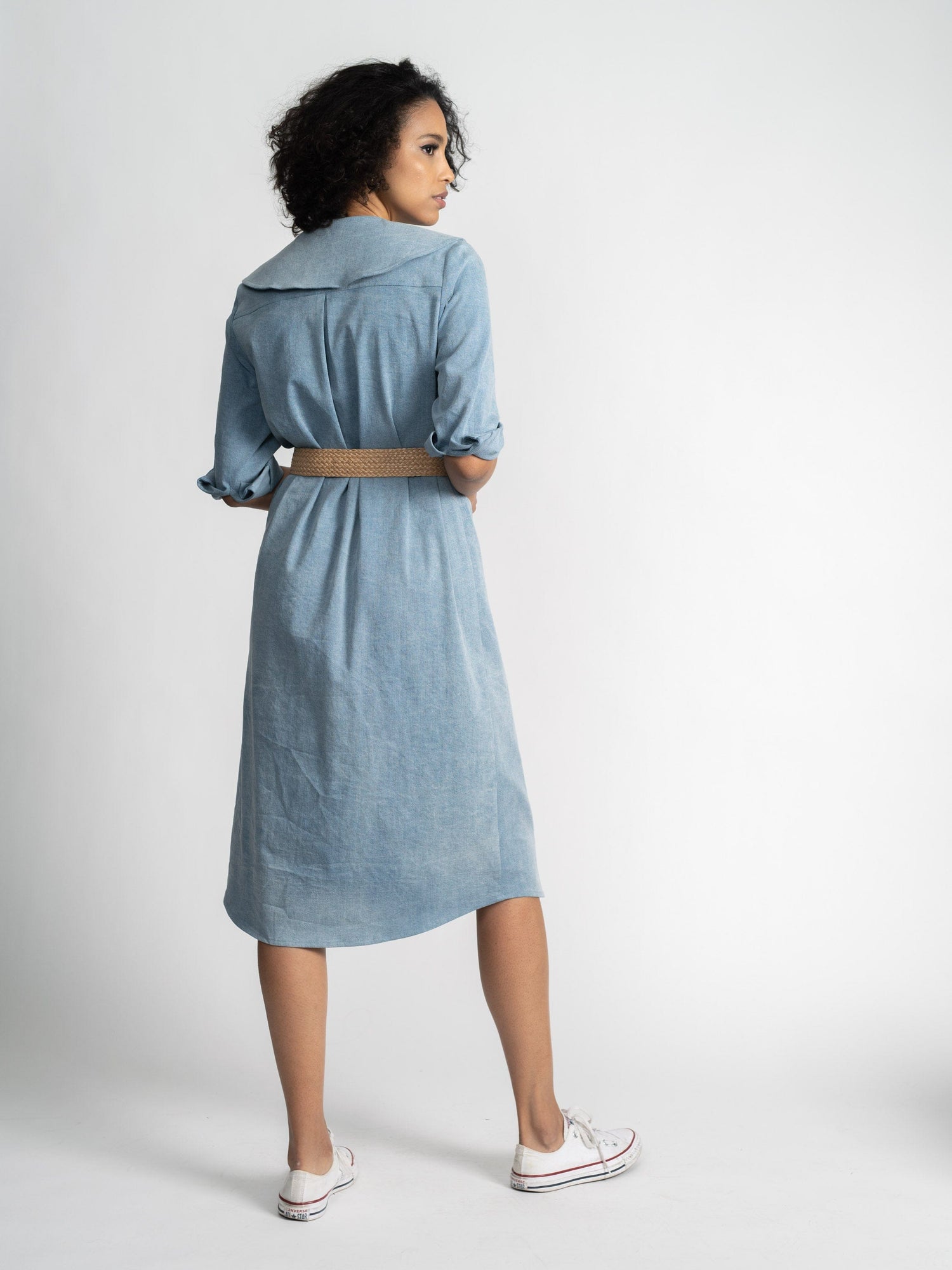 DENIM SHIFTDRESS