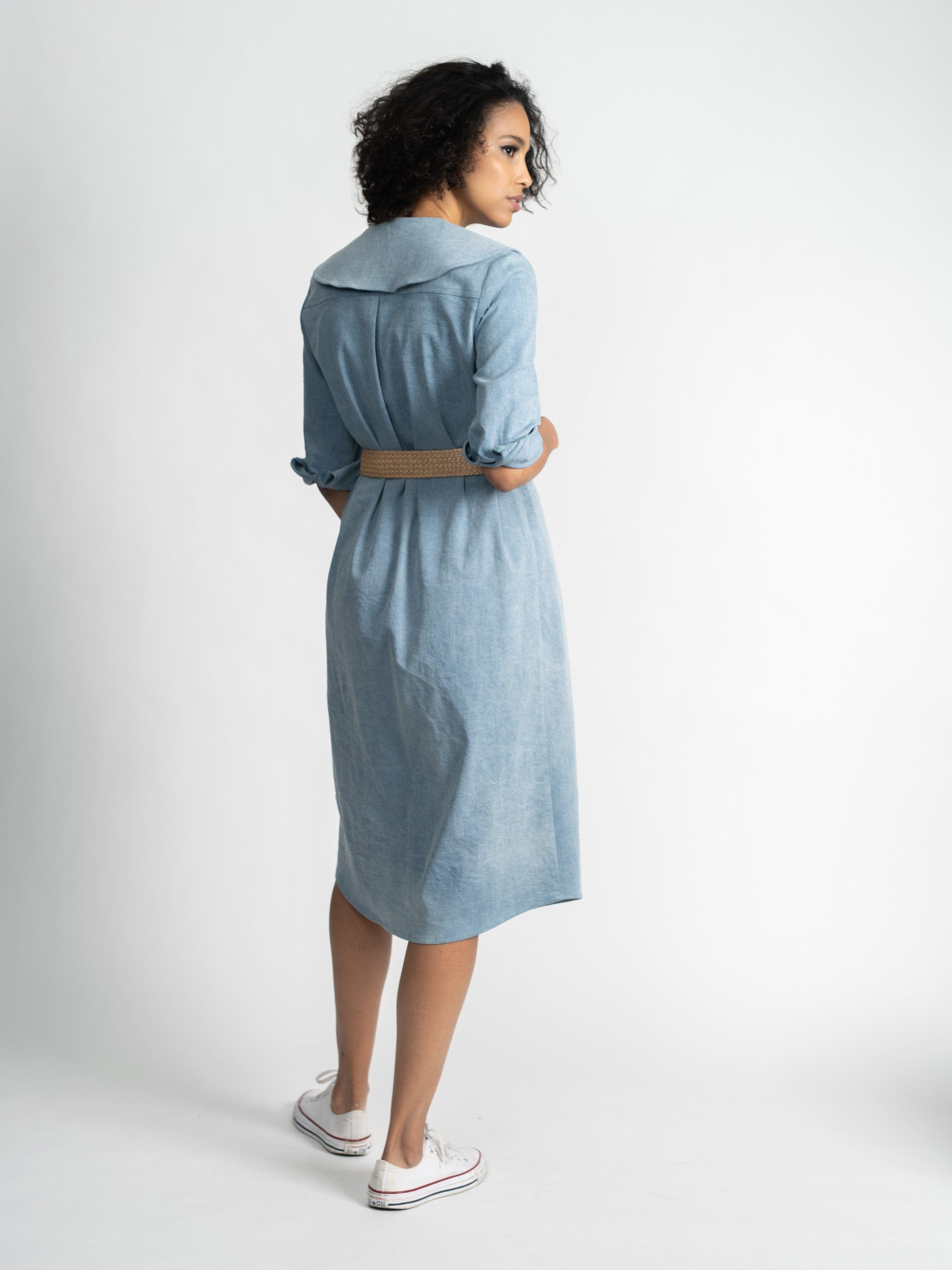 DENIM SHIFTDRESS