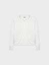 BANDED SHRUG-WHITE