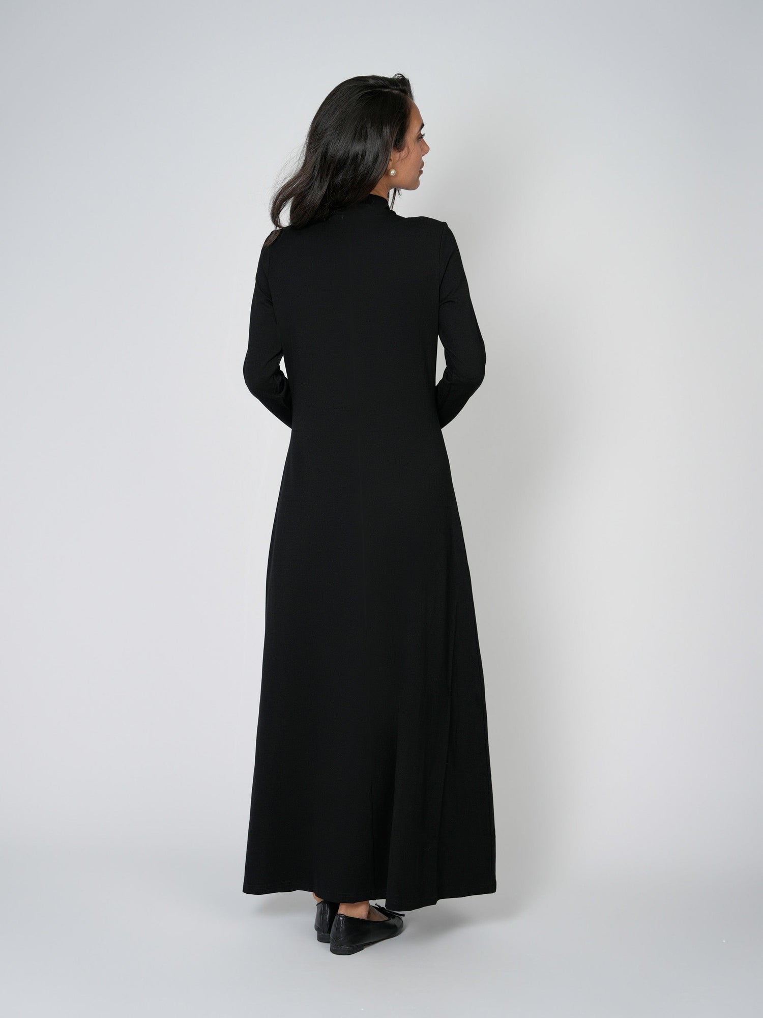 KNOT DRESS-BLACK