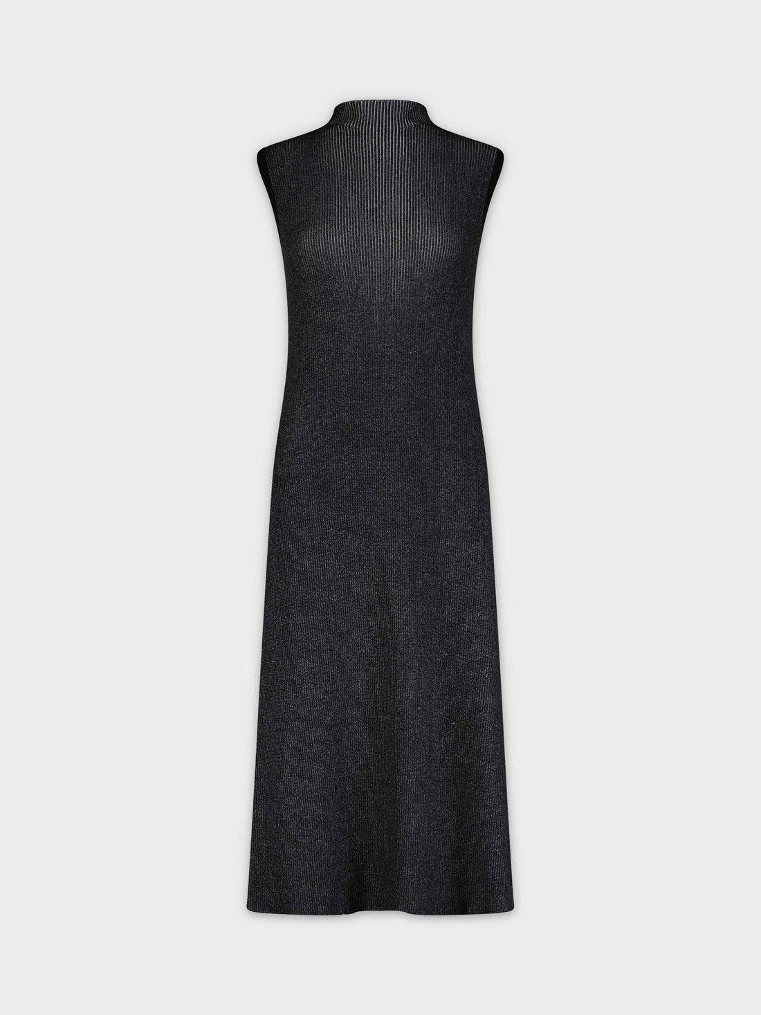 TWO TONE LAYERING DRESS-BLACK/GREY