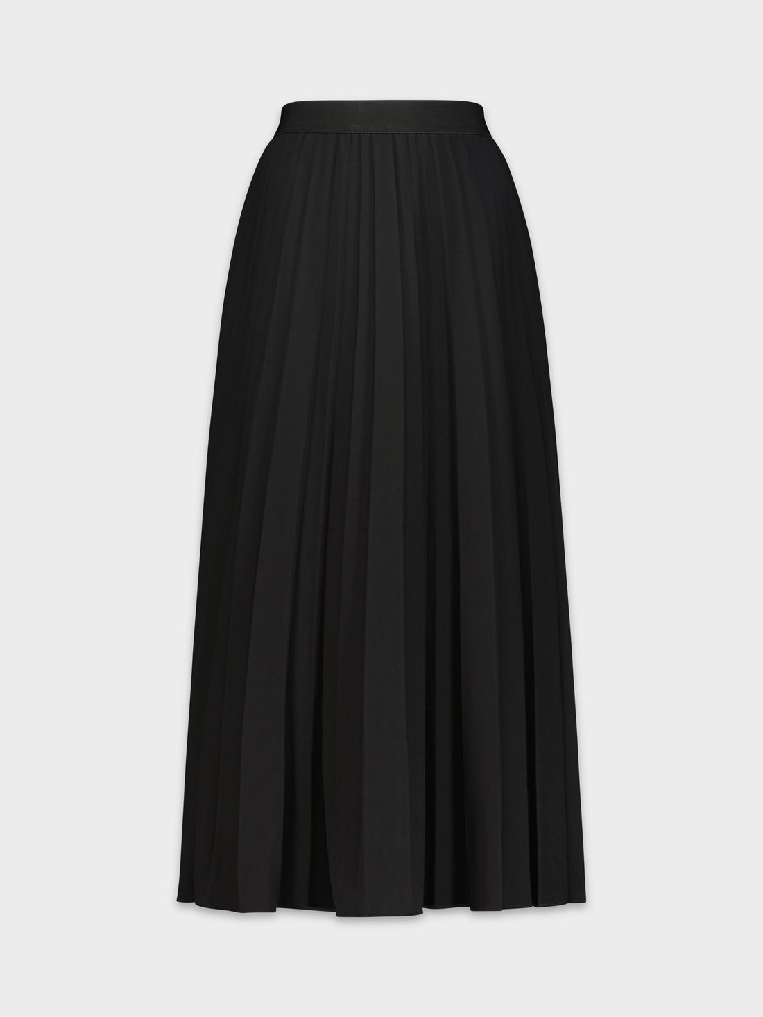 BLACK PLEATED SKIRT