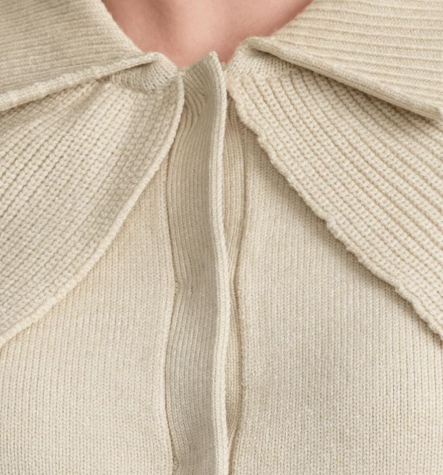 DOUBLE COLLAR SWEATER