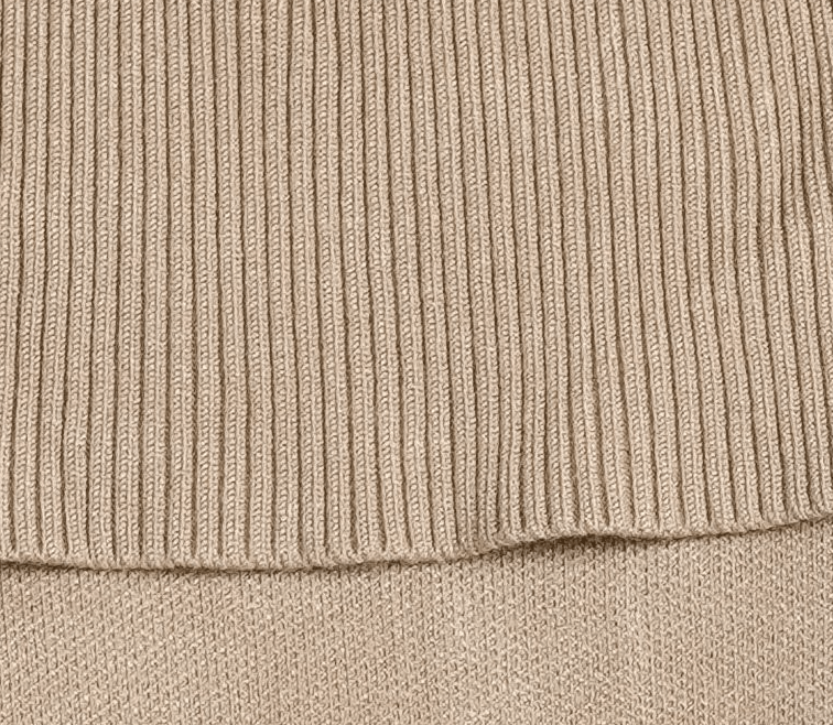 BOMBER SWEATER-TAN