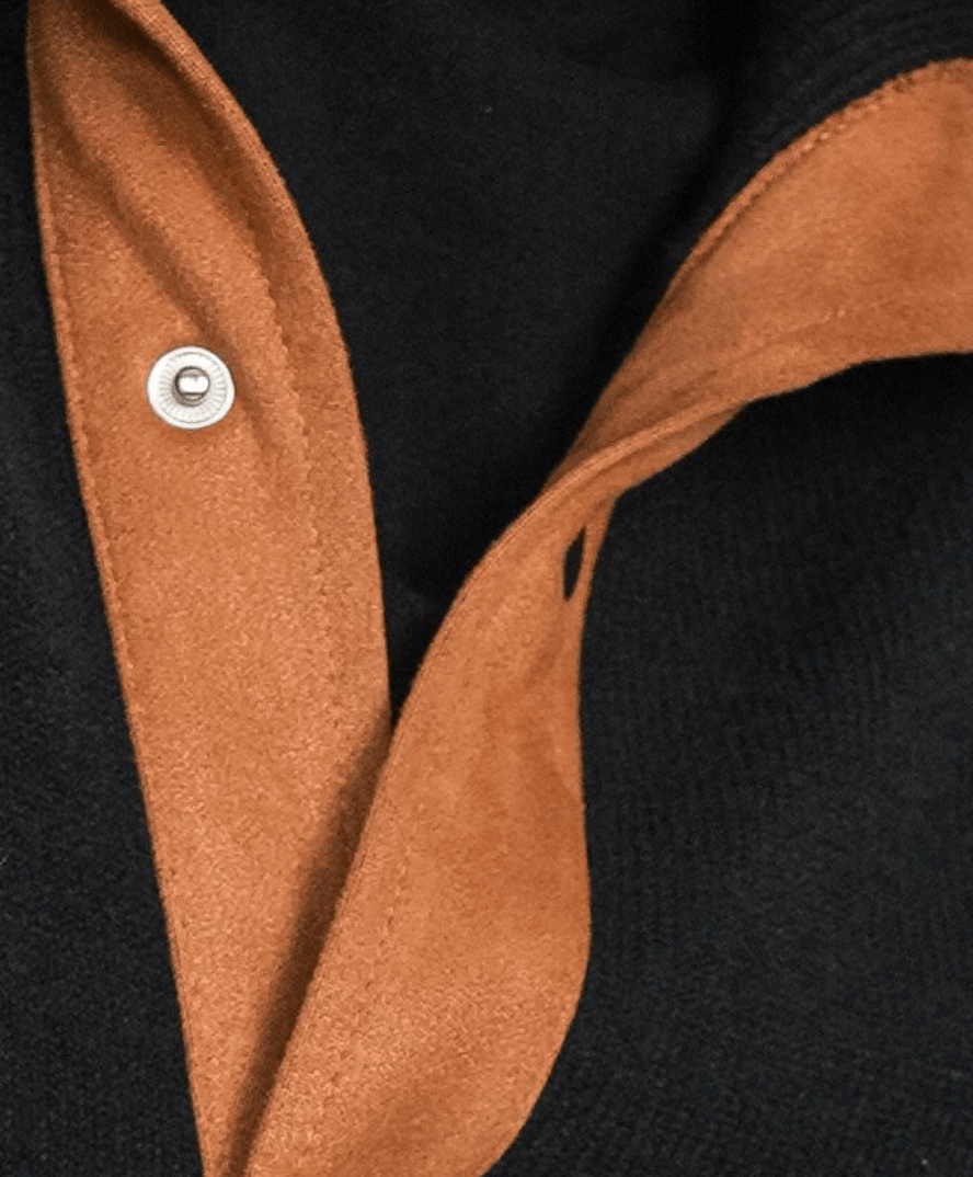 SUEDE DETAIL SWEATER