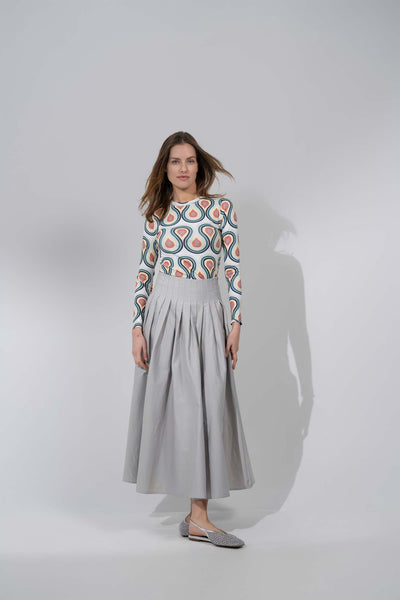 Basic Printed T-shirt-Geo Teardrop