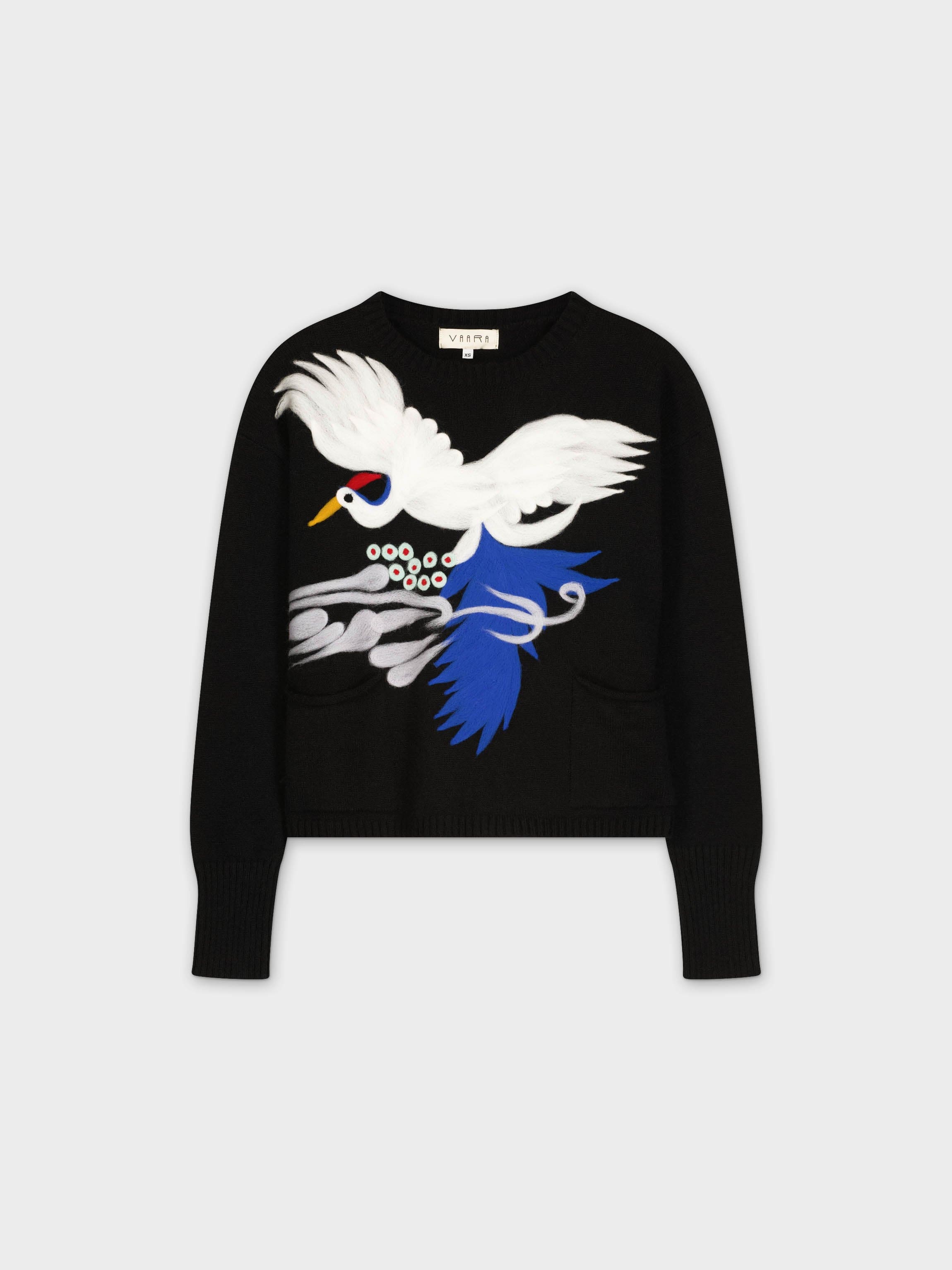 BIRD SWEATER-BLACK