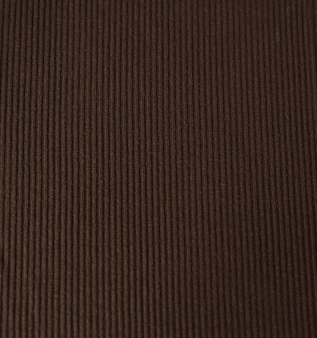 RIBBED DOLMAN TEE-BROWN