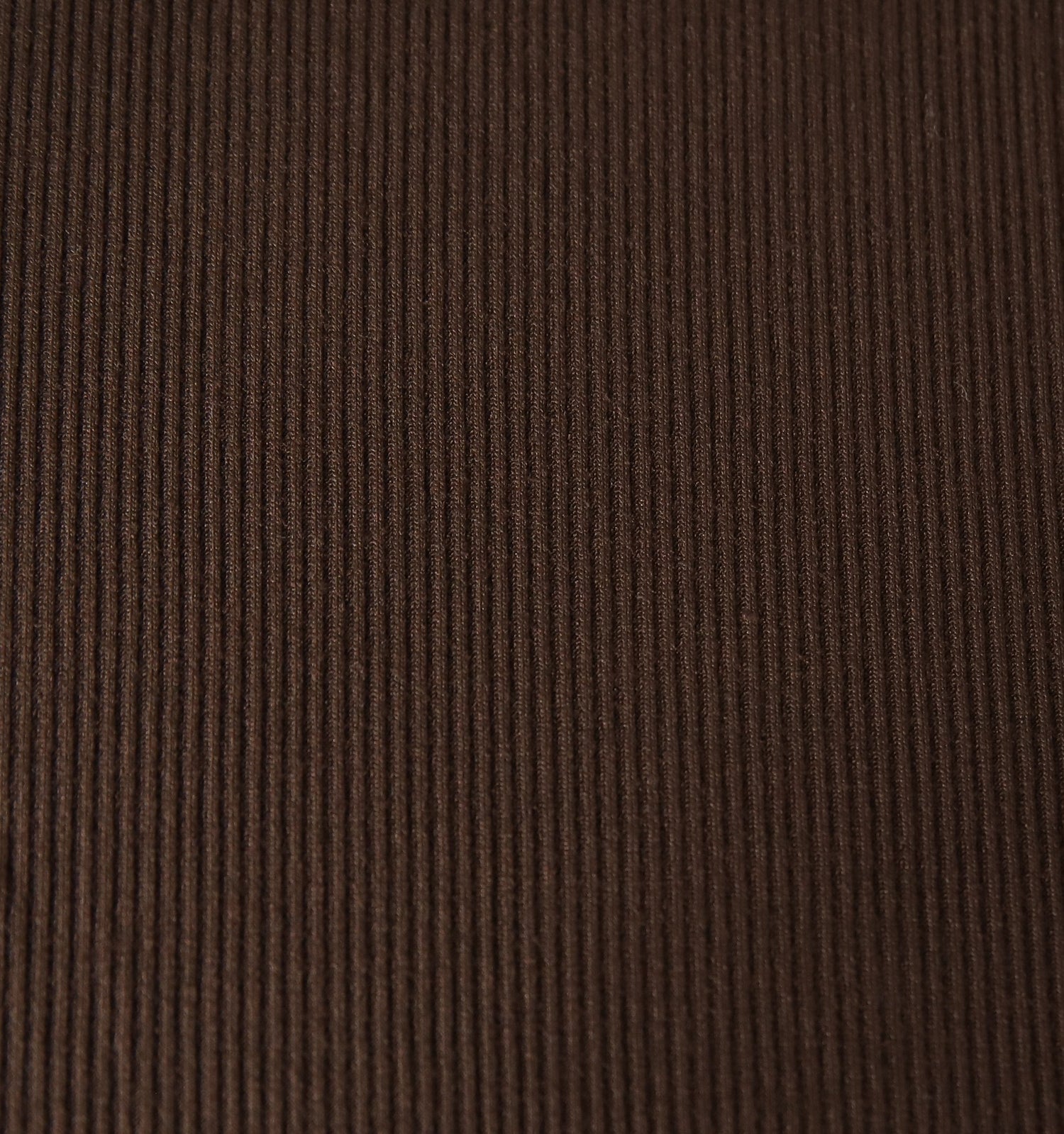 RIBBED DOLMAN TEE-BROWN