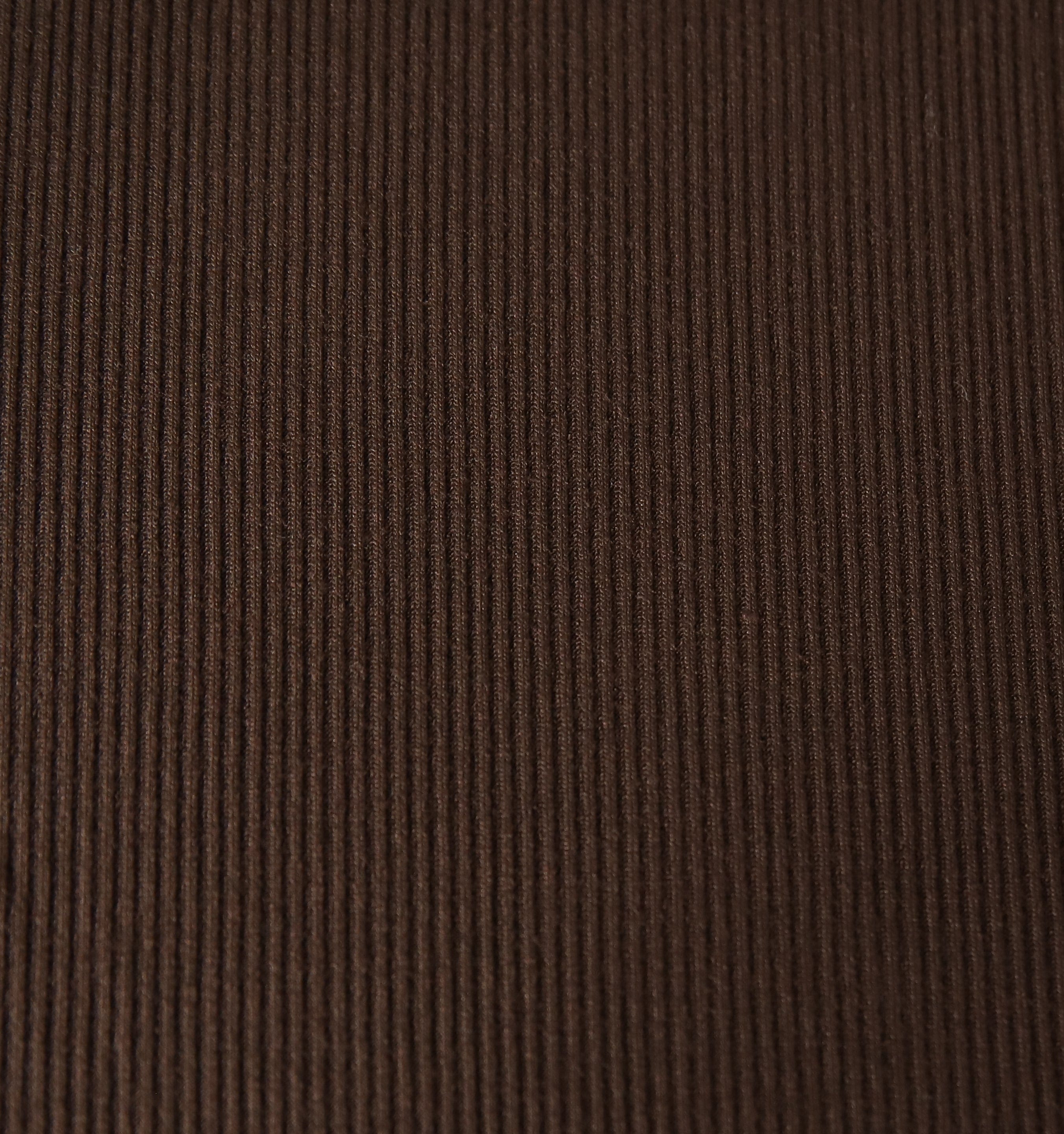 RIBBED DOLMAN TEE-BROWN