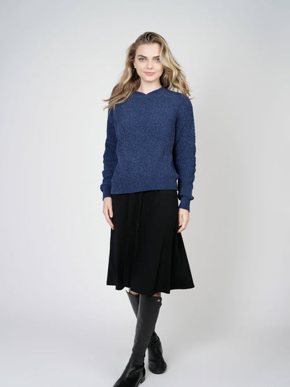 TSHIRT CIRCLE SKIRT-23"-BLACK