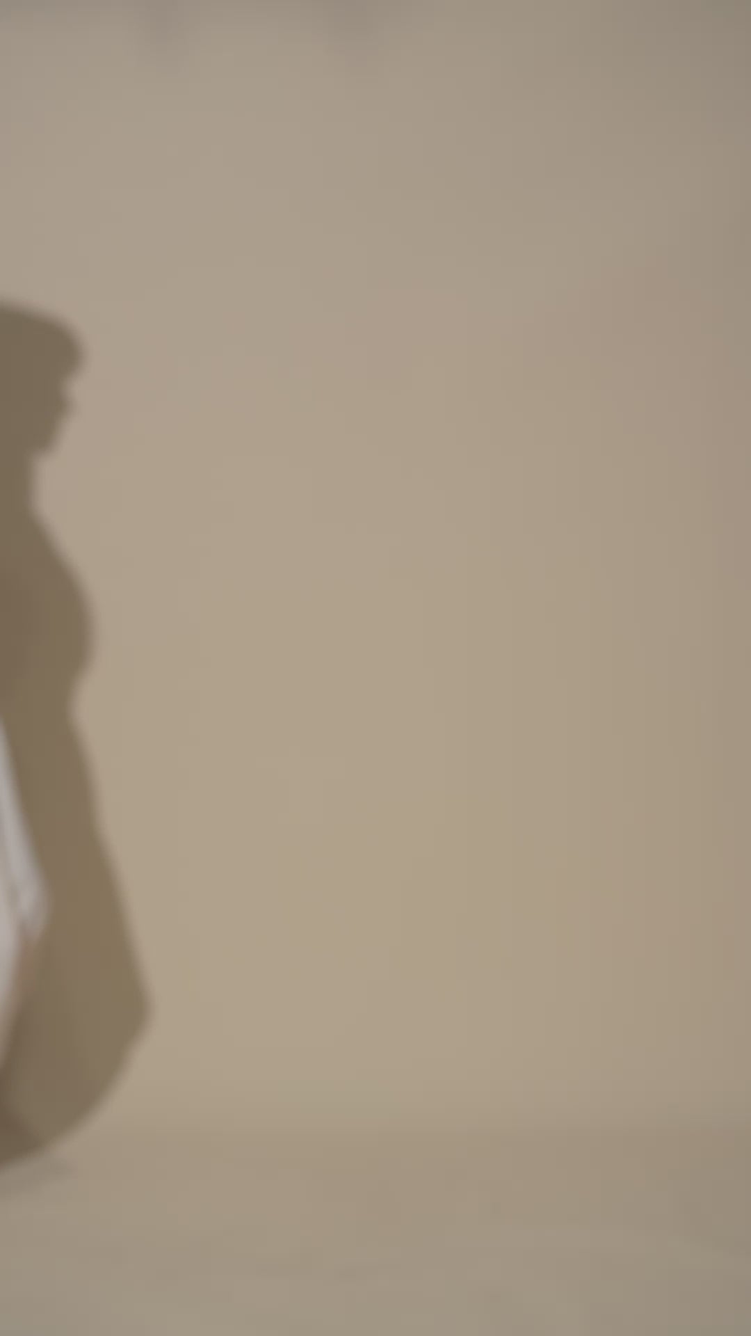 Ribbed Striped Crew 3/4 Sleeve-Orange/Purple