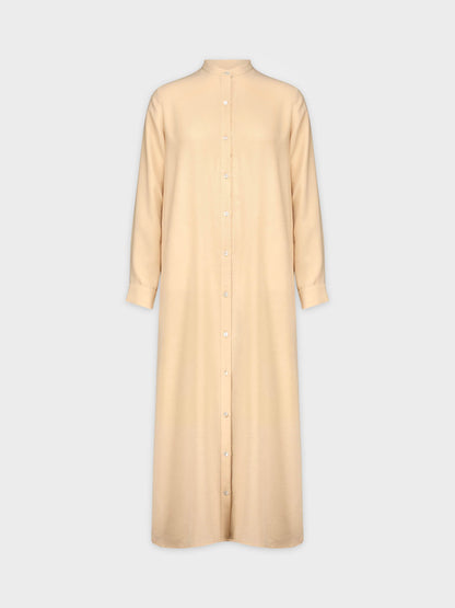 LONG SHIRTDRESS-TAN